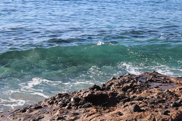 Fantastisk Udsigt Havets Klippekyst - Stock-foto