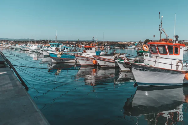 Лодки Порту Созополь Регион Бургас Болгария — стоковое фото