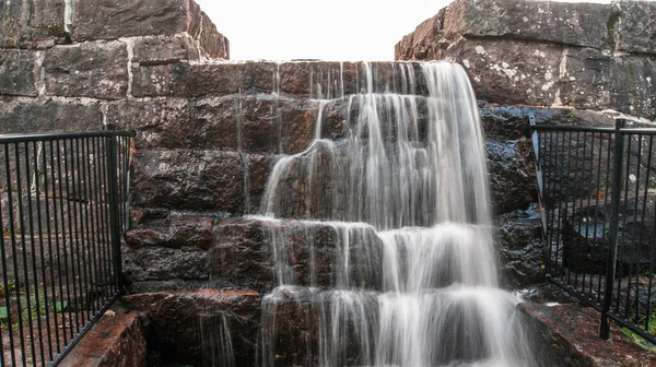 Vattenfall Skogen — Stockfoto