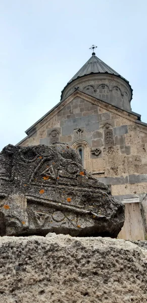 Vecchia Chiesa Pietra Nella Città Dell Antica Città Della Capitale — Foto Stock