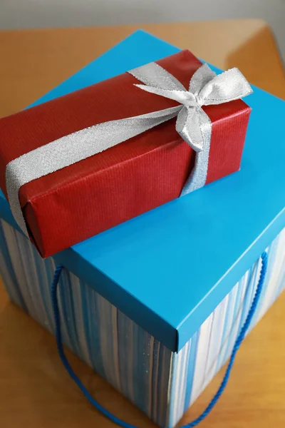Gift Box Ribbon — Stock Photo, Image