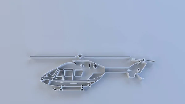 Representación Helicóptero Juguete Fondo Cerca — Foto de Stock