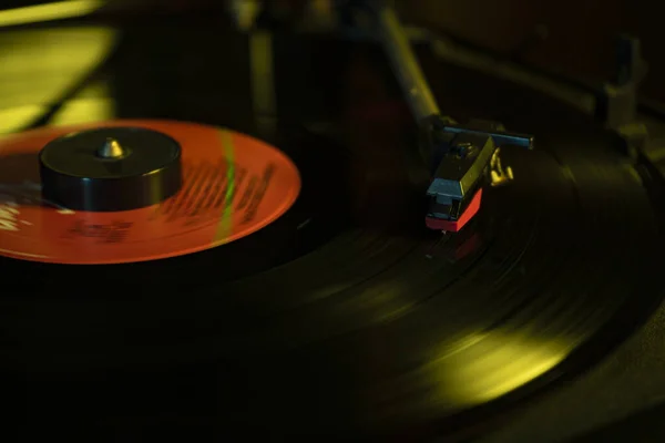 赤と白のレコード — ストック写真