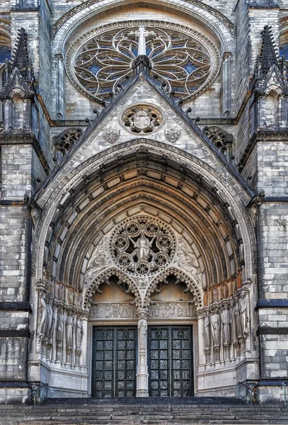 Katedralen Vitus Kyrka Prag Tjeckiska Republiken — Stockfoto