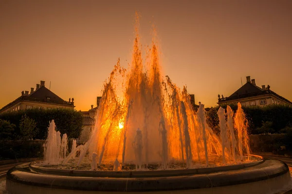 Mooie Fontein Het Park — Stockfoto