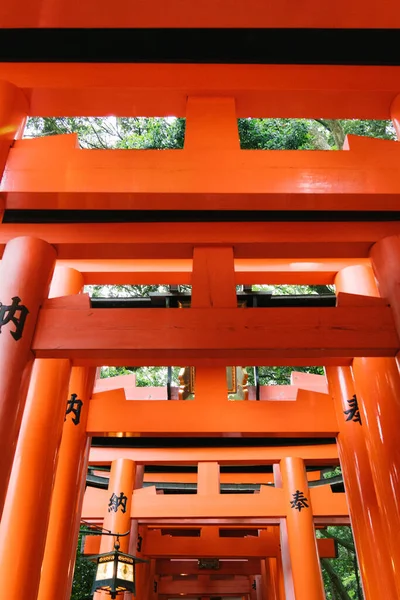 Sanktuarium Fushimi Inari Kyoto Japonia — Zdjęcie stockowe