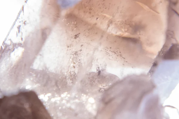 一杯矿质冰块的特写 — 图库照片