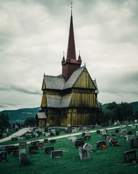 Biserica Veche Din Lemn Munți — Fotografie, imagine de stoc