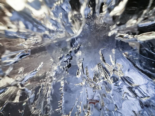 Fundo Abstrato Com Superfície Congelada Danificada — Fotografia de Stock