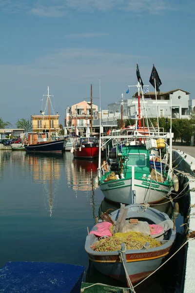 Fischerboote Strand — Stockfoto