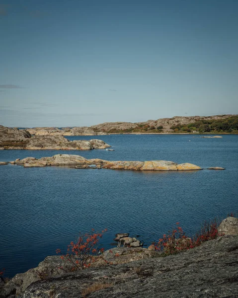 Vacker Utsikt Över Sjön Bergen — Stockfoto