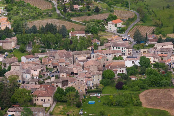 Luftaufnahme Des Dorfes — Stockfoto