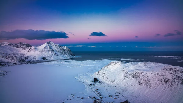 Hermosa Vista Las Montañas Por Mañana — Foto de Stock