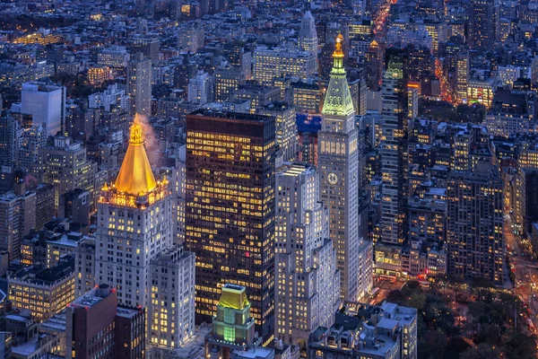 Aerial View City Manhattan New York — Stock Photo, Image