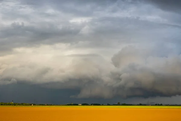 Storm Moln Över Himlen — Stockfoto