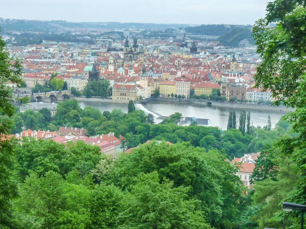 Praga Czechy Czerwiec 2018 Widok Miasto Cesky Krumlov Stolica — Zdjęcie stockowe