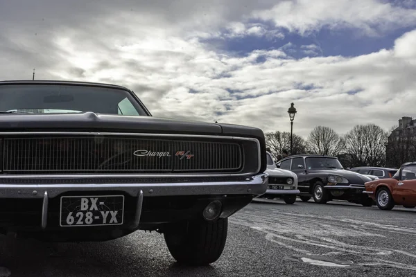 Black White Photo Car — Stock Photo, Image