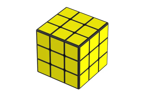 Ícone Cubo Ilustração Isométrica — Fotografia de Stock