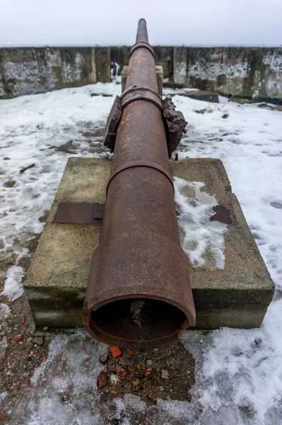 Vecchio Cannone Nel Parco — Foto Stock