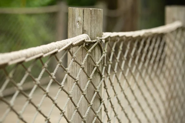 Σχοινί Στο Φράχτη — Φωτογραφία Αρχείου