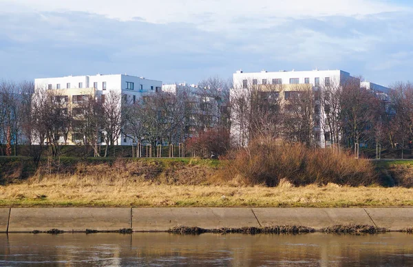 Blick Auf Die Stadt Des Parks Morgen — Stockfoto