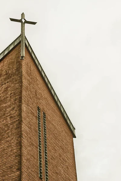 Вид Церкву Місті — стокове фото