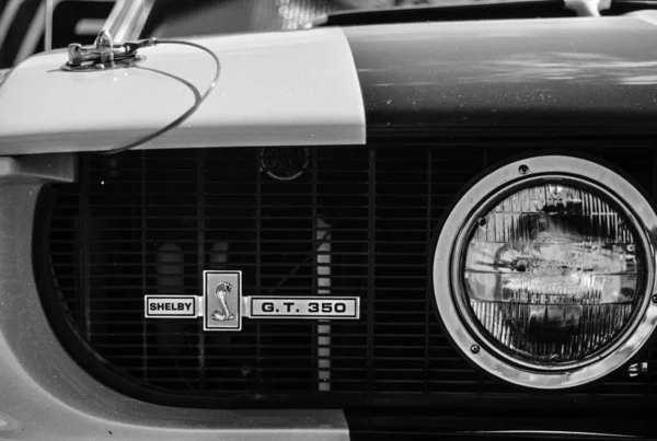 Primer Plano Coche Época Fondo — Foto de Stock