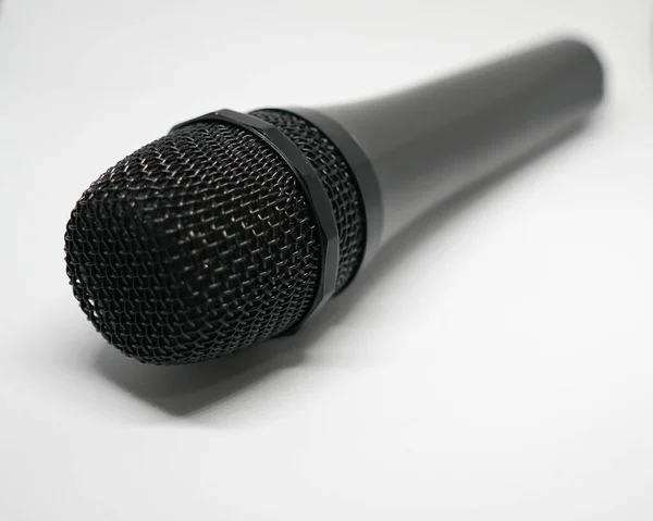 Microphone White Background — Stock Photo, Image