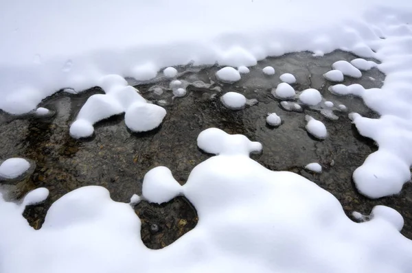 Білий Сніг Землі — стокове фото