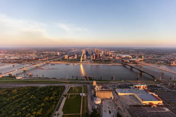 Aerial View City — Stock Photo, Image