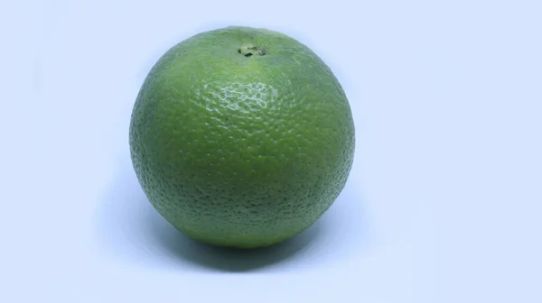 Fresh Green Lime White Background — Stock Photo, Image