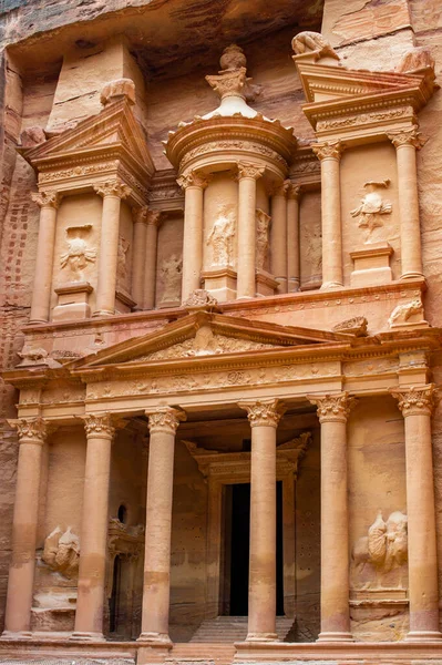 Les Ruines Antiques Petra Jordan — Photo