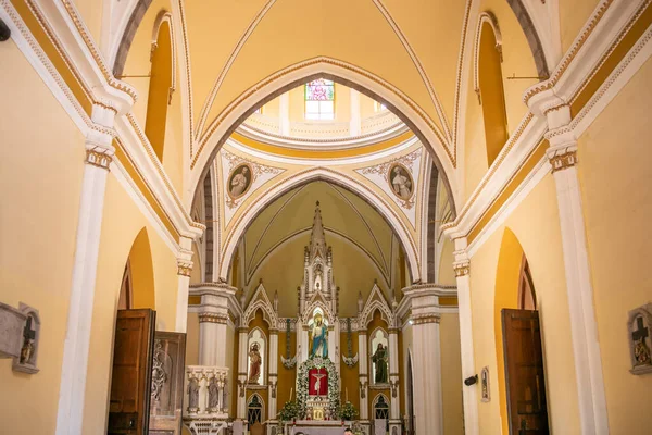 Interior Catedral Iglesia San Vito Ciudad Prague — Foto de Stock