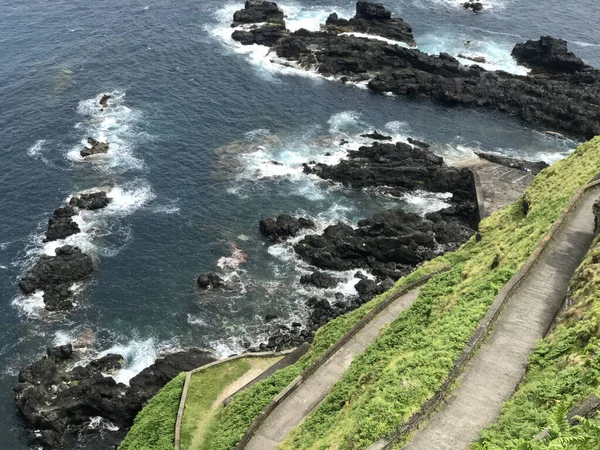 Vista Aérea Del Océano Atlántico Portugal — Foto de Stock