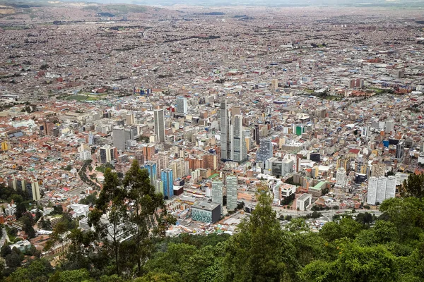 Luftaufnahme Der Stadt Auf Naturhintergrund — Stockfoto