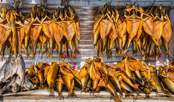 Peixe Seco Mercado — Fotografia de Stock