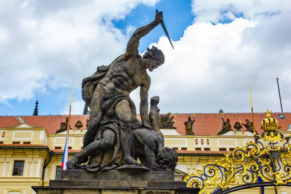 Praga Repubblica Ceca Settembre 2018 Veduta Del Municipio Del Centro — Foto Stock