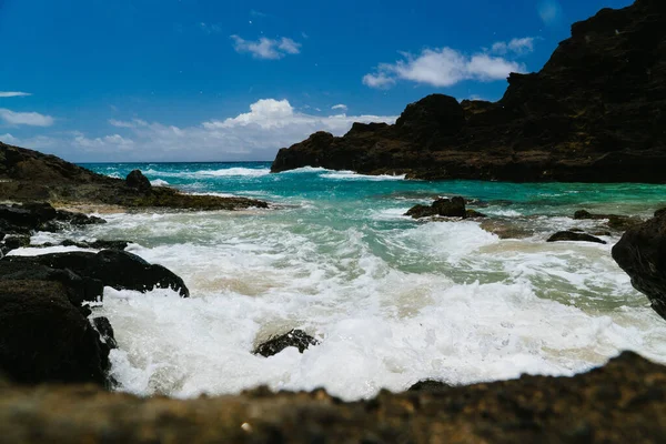 Bella Vista Sulla Costa Del Mare — Foto Stock