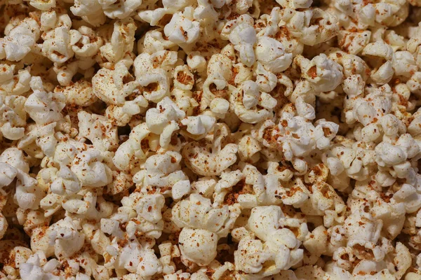 Popcorn Misce Bílém Pozadí — Stock fotografie