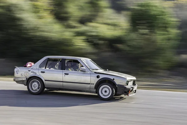 Das Bild Eines Autos Der Stadt — Stockfoto