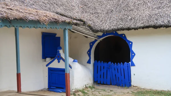Maisons Traditionnelles Style Grec Dans Village Île Mer Méditerranée Nord — Photo