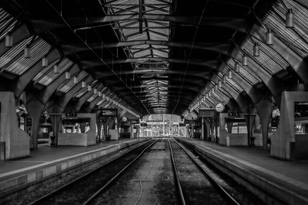 Bahnhof Der Stadt — Stockfoto