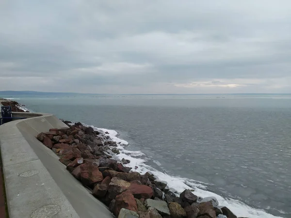 美しい海の海岸 自然背景 — ストック写真