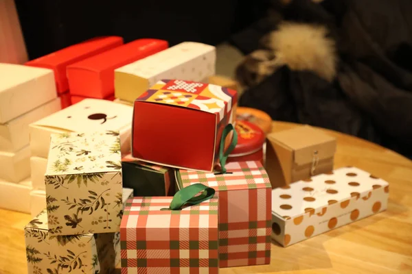 Christmas Gifts Room — Stock Photo, Image