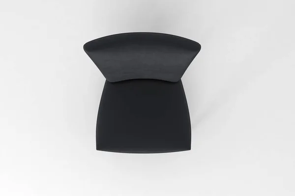 Black Leather Bag Bow Tie Isolated White Background — Stock Photo, Image