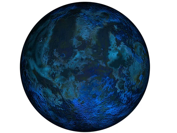 Terra Planeta Ilustração Isolado Fundo Branco — Fotografia de Stock