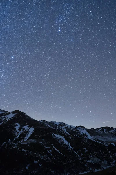 Cielo Nocturno Con Estrellas Vía Láctea —  Fotos de Stock