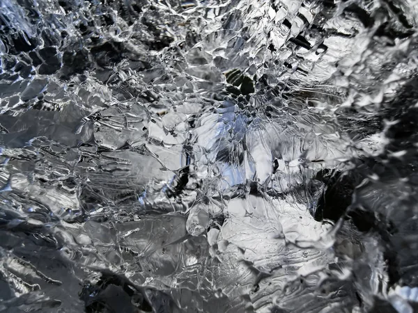 具有受损冻结表面的抽象背景 — 图库照片