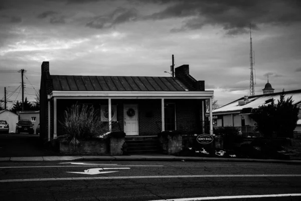 Black White Photo Modern Building — Stock Photo, Image