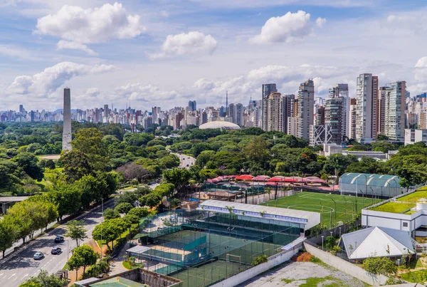 Vista Aérea Ciudad — Foto de Stock